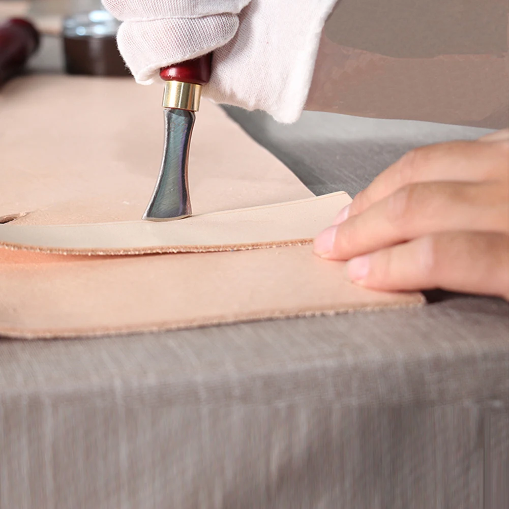 Кожаный краевой креатер из нержавеющей стали кожаный крафт регулируемый внешний