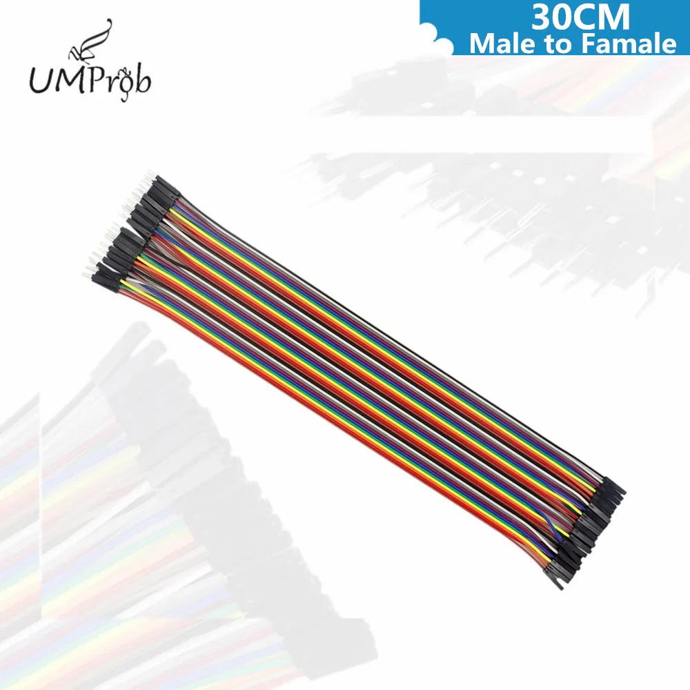 Dupont Line 20 см штекер + гнездо соединительный провод кабель для arduino DIY KIT|jumper wire|line