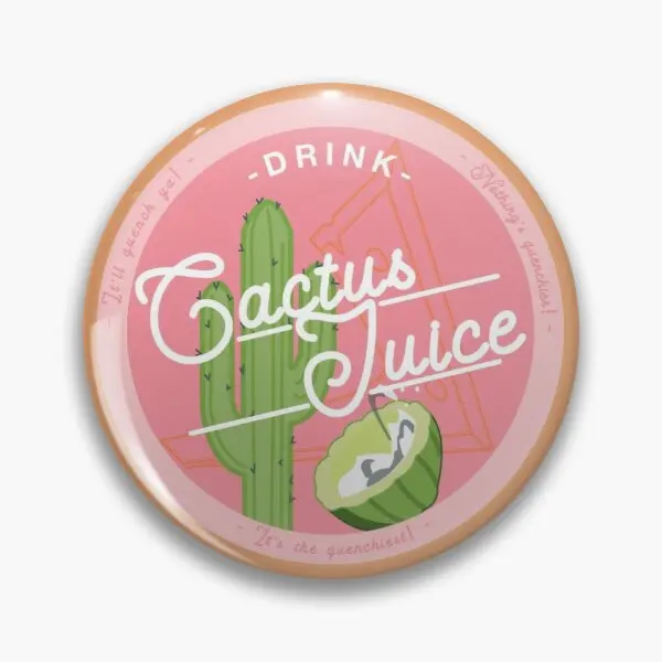 

Drink Cactus Juice Soft Enamel Pin Badge Decorative Clothes Badge Lapel Pin Brooch Jewelry