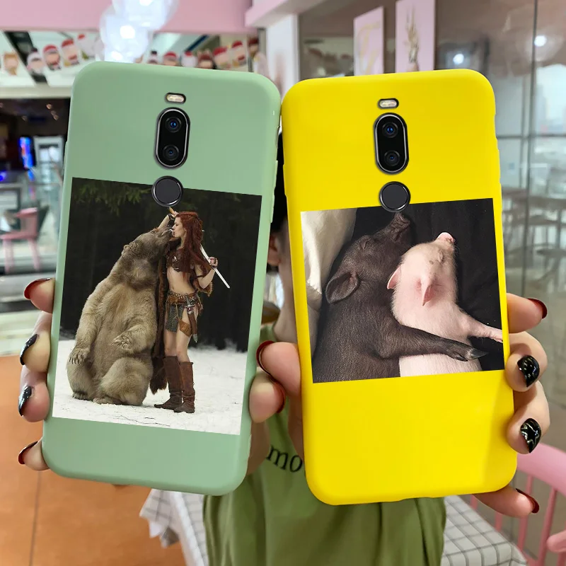 

Cute Animal Pattern Shell For Meizu Note 3 5 6 8 9 Case Cartoon Painted Soft Silicone Shockproof Phone Protective Back Cover