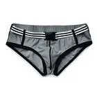 Мужские плавки с застежкой на талию, пляжные шорты для вечеринки, плавки для эротичное мужское белье Sexy Gay Mens, купальный костюм, шорты, Desmiit 2020