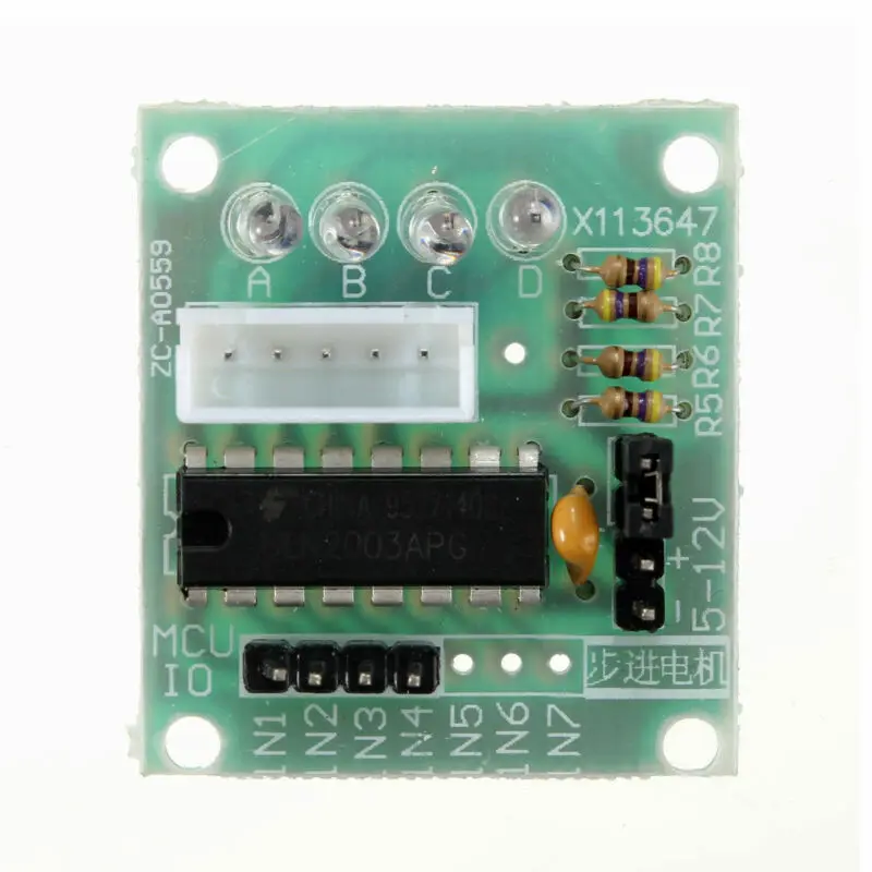 Сменная плата модуля привода для Arduino Kit 5V светодиодный 28BYJ 48 + ULN2003|Детали и