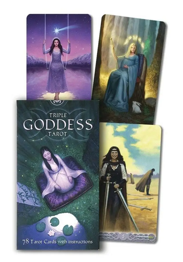 78 шт./компл. карты Таро английская версия тройной богиня карточная игра Гадания и