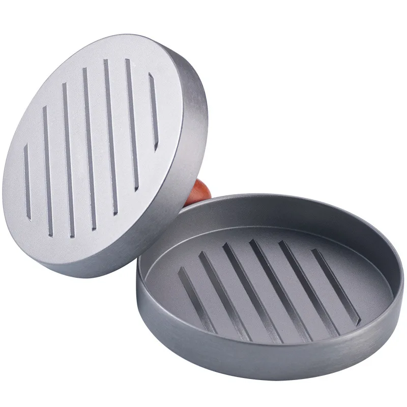 

Aluminum Burger Press Hamburger Maker For Stuffed Burgers, Sliders and Pound Patties Non-Stick Patty Mold BBQ Grill Accessories