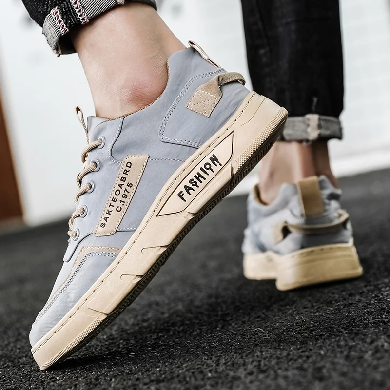 

CYYTL Men's Skateboarding Students Fashion Sneakers Lace Up Breathable Low Top Shoes Sports Youth Boys Walking Casual Tennis