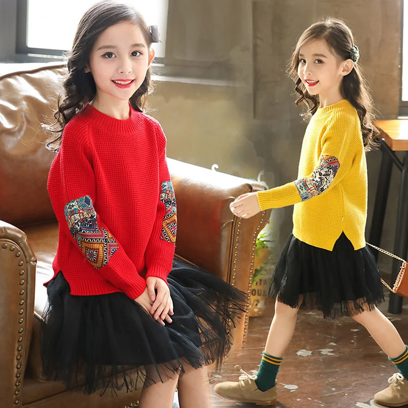 Женский свитер новинка 2019 зимние детские свитера пальто вязаный пуловер детская