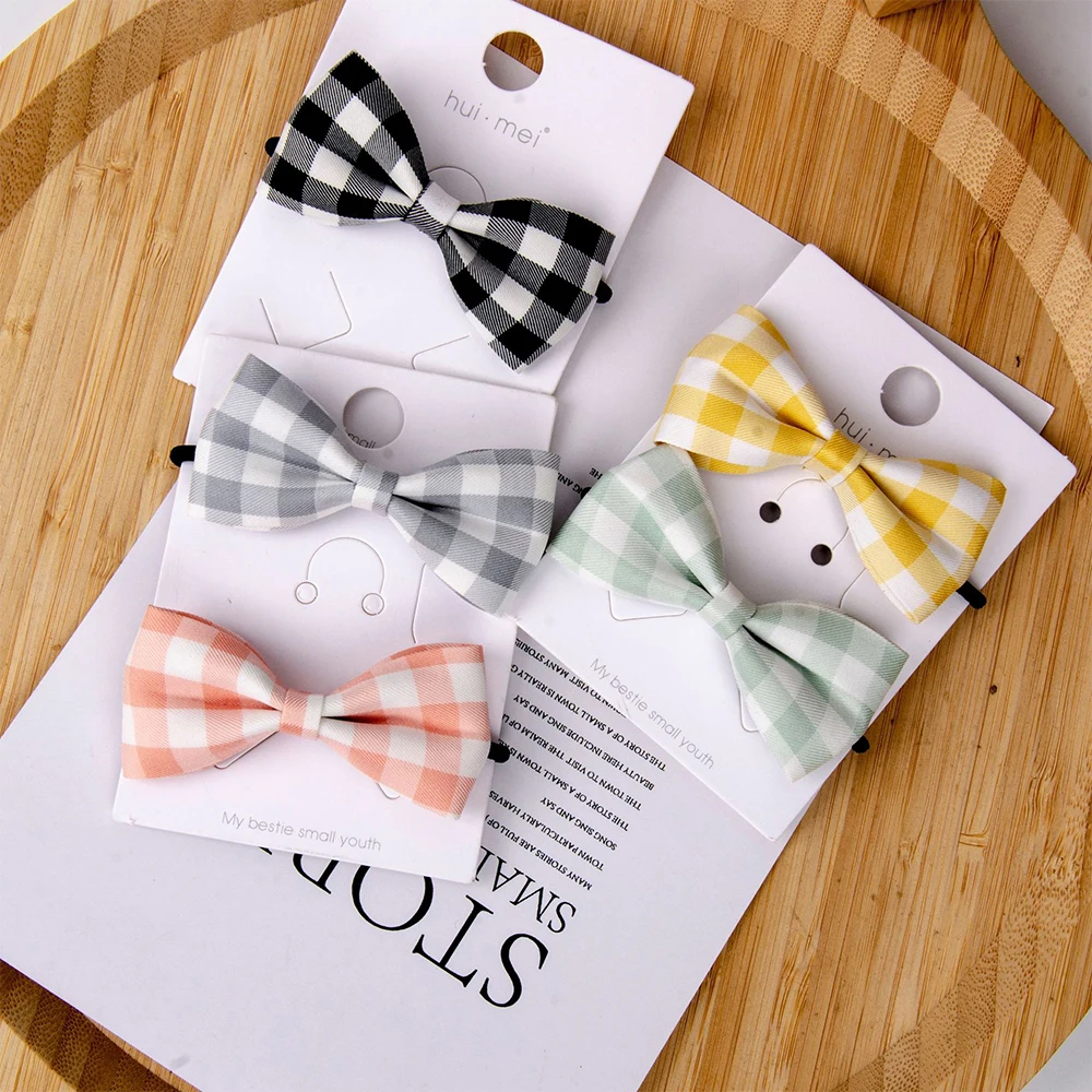 Эластичные резинки для волос девочек 10 шт./лот бант принцессы однотонные