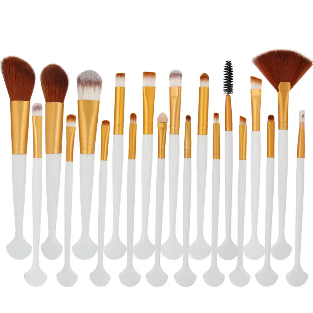 20 Pieces Makeup Brush Set Professional Face Eye Shadow Eyeliner Foundation Blush Lip Brushes Cosmetics | Красота и здоровье