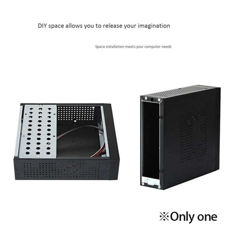 Чехол для компьютера ITX M06 HTPC чехол Mini шасси Industrial Control корпус с задней кронштейном
