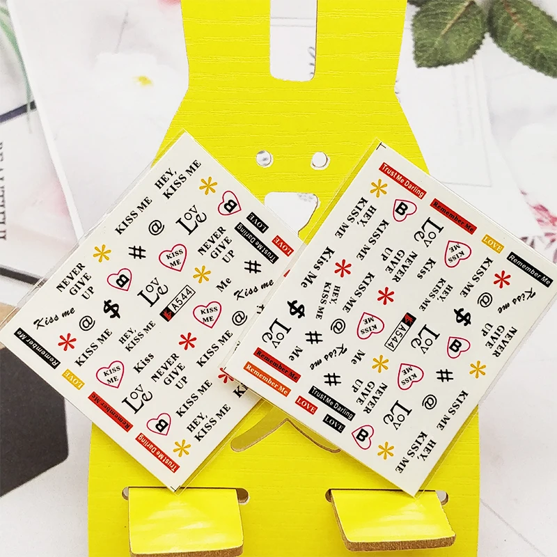 2 Стикеры для ПК дизайна ногтей с клетчатым узором полосками украшение маникюр