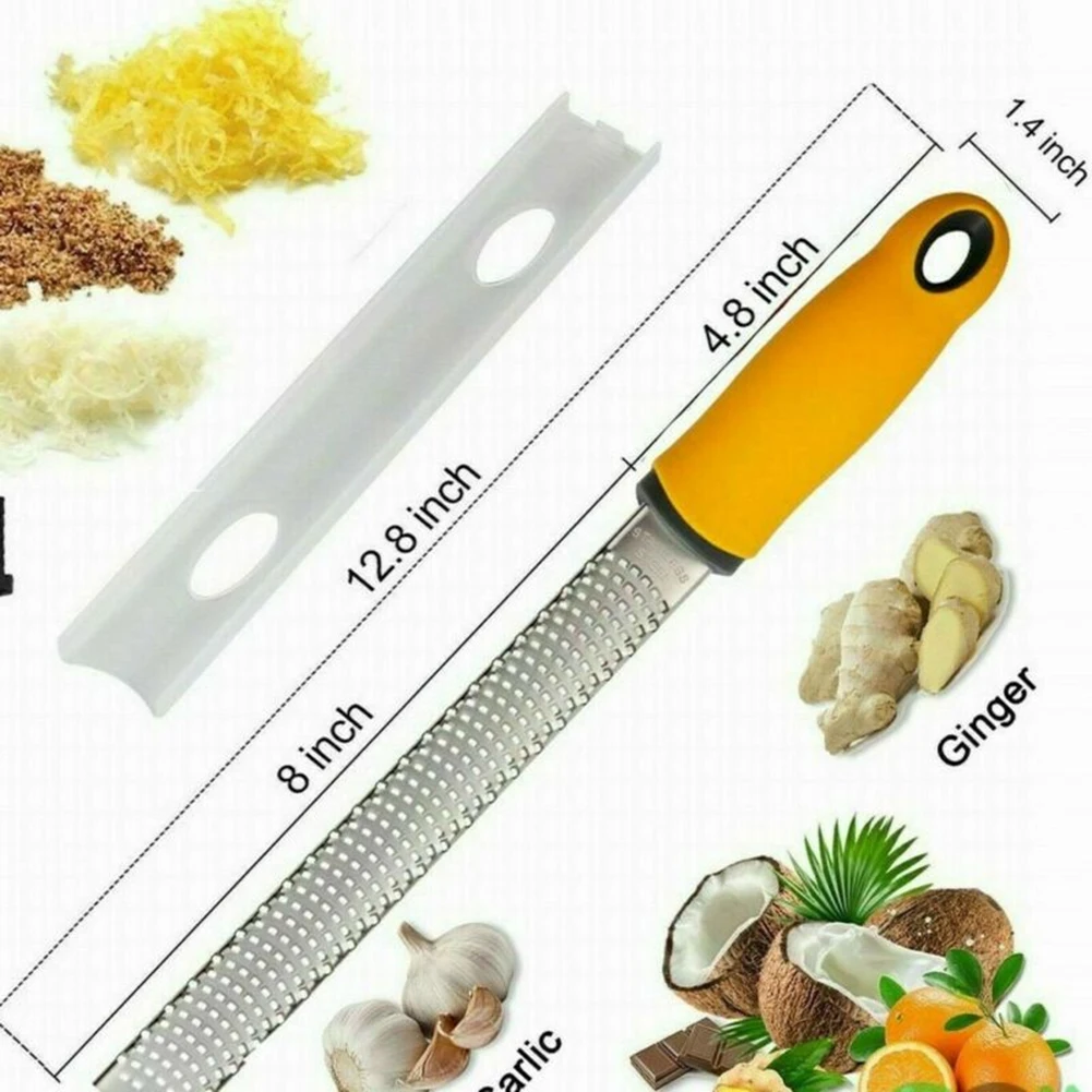 Терка для сыра Zester измельчитель имбиря лимона ручной плоский инструмент