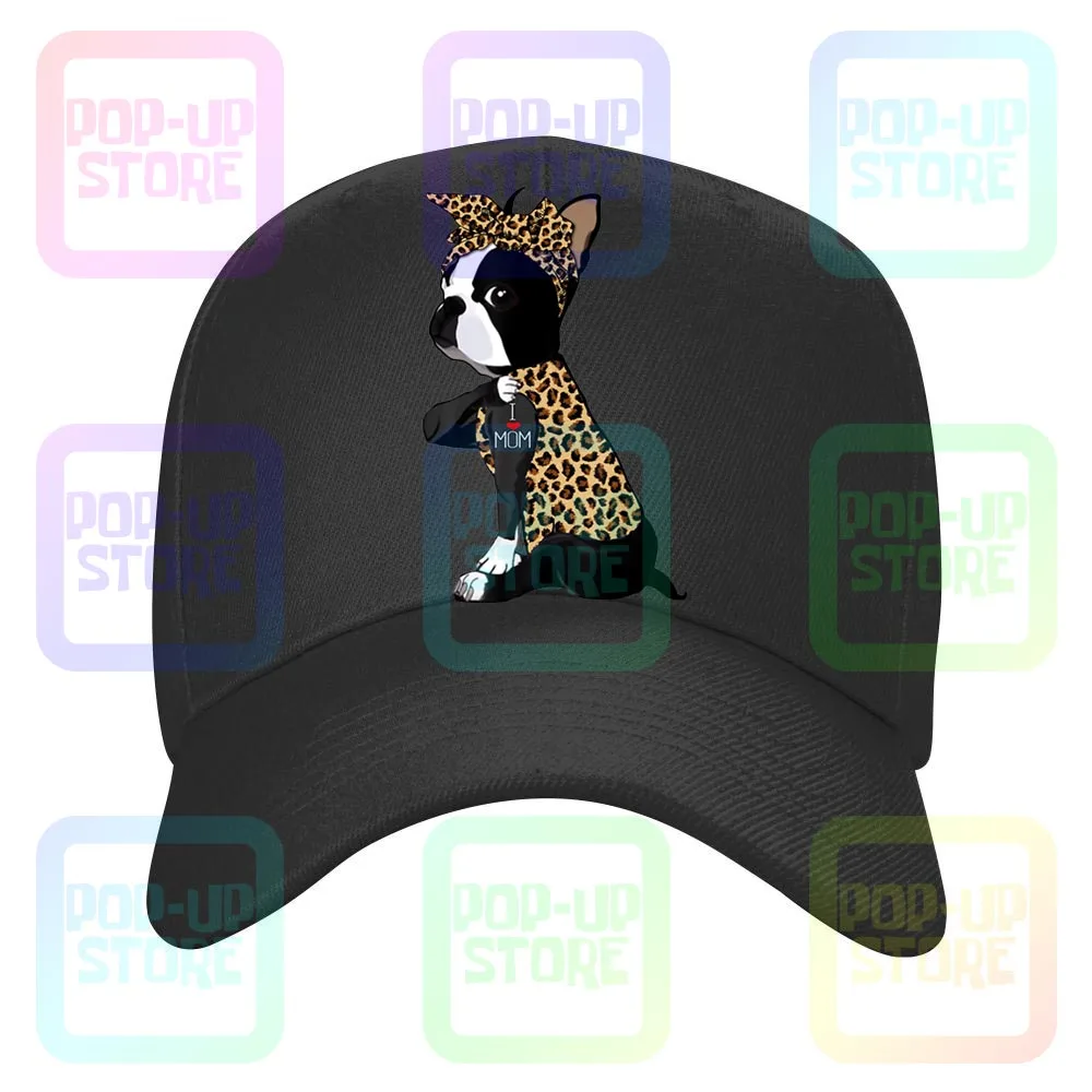 Бостон терьер любовь я люблю маму тату леопардовая шапка на день матери s