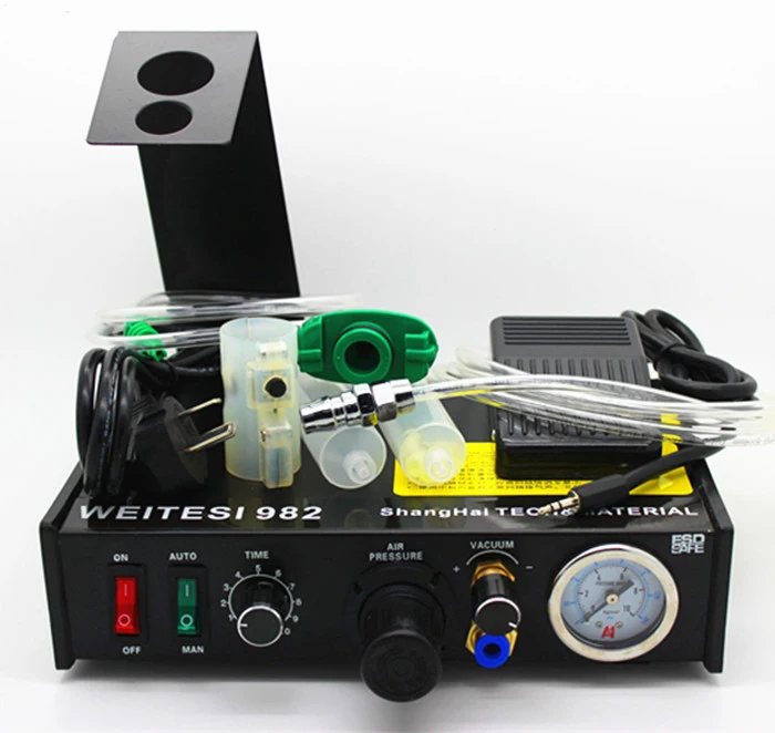 

982 dispensing machine semi automatic quick drying glue dripping machine atx-ii silicone paste glue machine 982