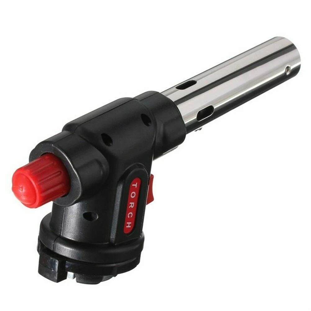 

Multifunctional Gas Kitchen Blow Torch Flamethrower Burner Butane Gas Blow Torch Camping Welding BBQ Soldering Kit(No Gas)