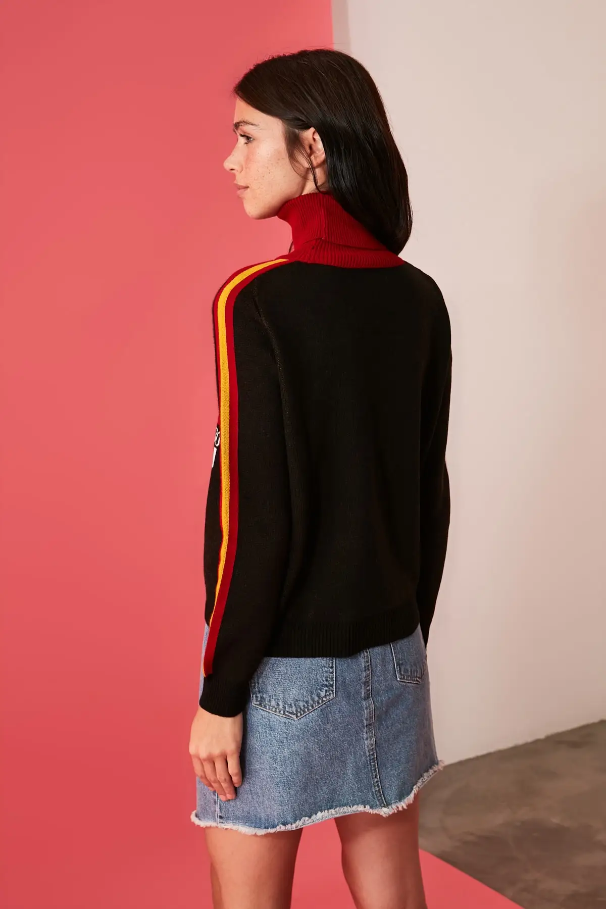 

Trendyol Jacquard Fishing YakaTriko Sweater TWOAW21KZ2365