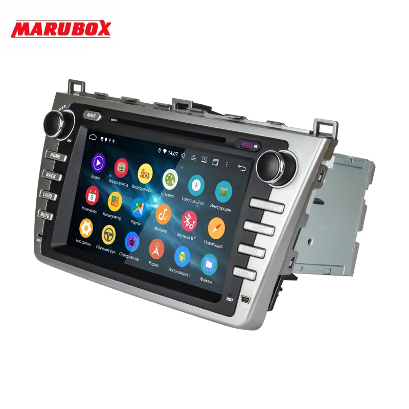 Штатная магнитола для MAZDA 6 2007-2012 MARUBOX KD8220 Штатное головное устройство Android 9.0