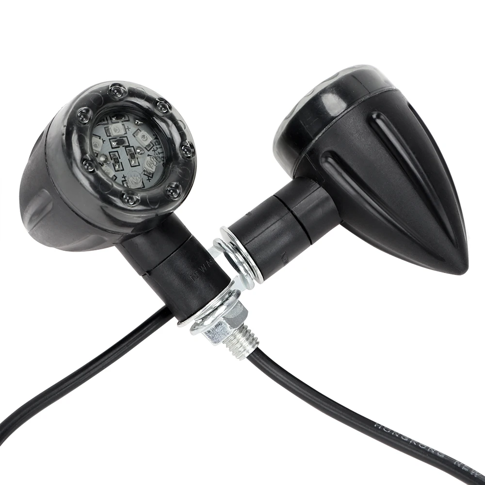 

1 pair Motorcycle Lighting Motorcycle Flasher Indicator Lamp for Harley Brake Stop Light Turn Signal Lights Universal