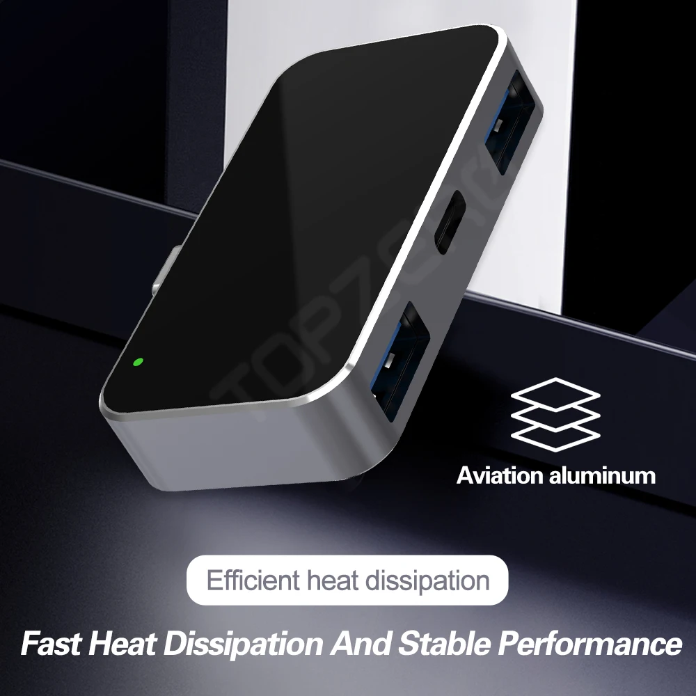 Высокоскоростной Разветвитель USB 3.0 типа C умная док-станция с 3 портами