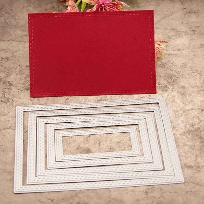 Металлические высекальные штампы для сделай сам скрапбукинг прямоугольная