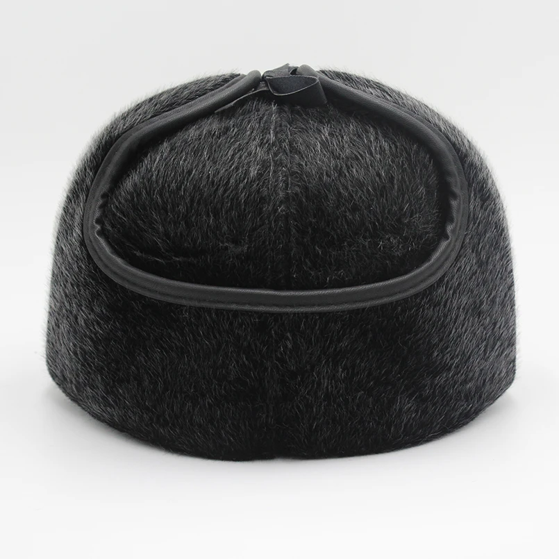 Новая зимняя русская шапка для мужчин из искусственного меха модные меховые