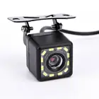 Универсальная автомобильная камера заднего вида, 12 светодиосветодиодный, фотокамера с ночным видением, водонепроницаемая, 170 широкоугольная, цветное изображение Hd