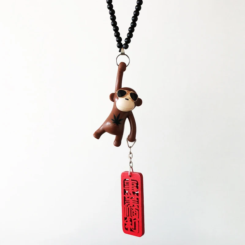 Лидер продаж подвеска в виде обезьяны зеркало заднего вида металлическая