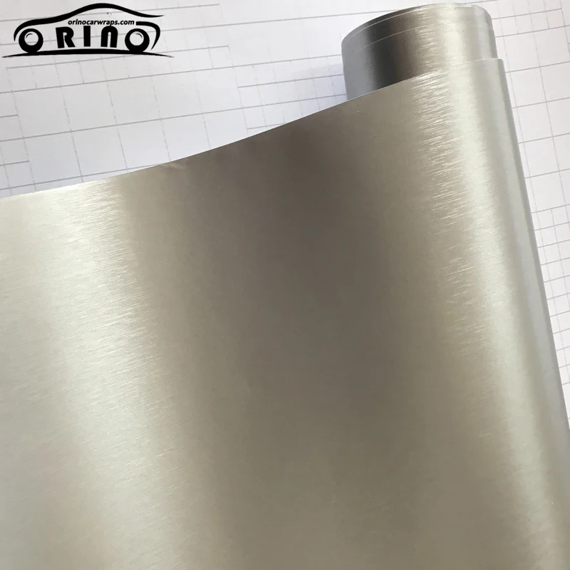 Металлик серебристый матовый металлический винил Обёрточная бумага в рулоне с