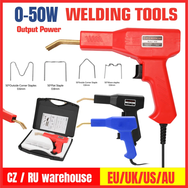Handy Plastics Welders Garage Tools Hot Staplers Machine Staple PVC Repairing Car Bumper Stapler Welding Tool | Инструменты