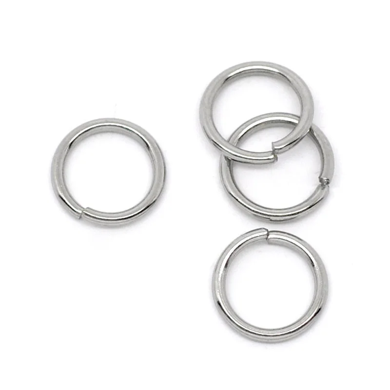 200 шт. открытые колечки для ювелирных изделий 10 мм|Ювелирная фурнитура и