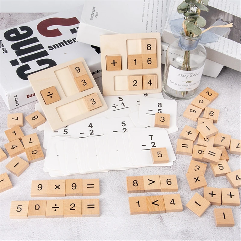 

Wooden Toys Montessori Mathematics Math Toys Addition Subtraction Multiplication