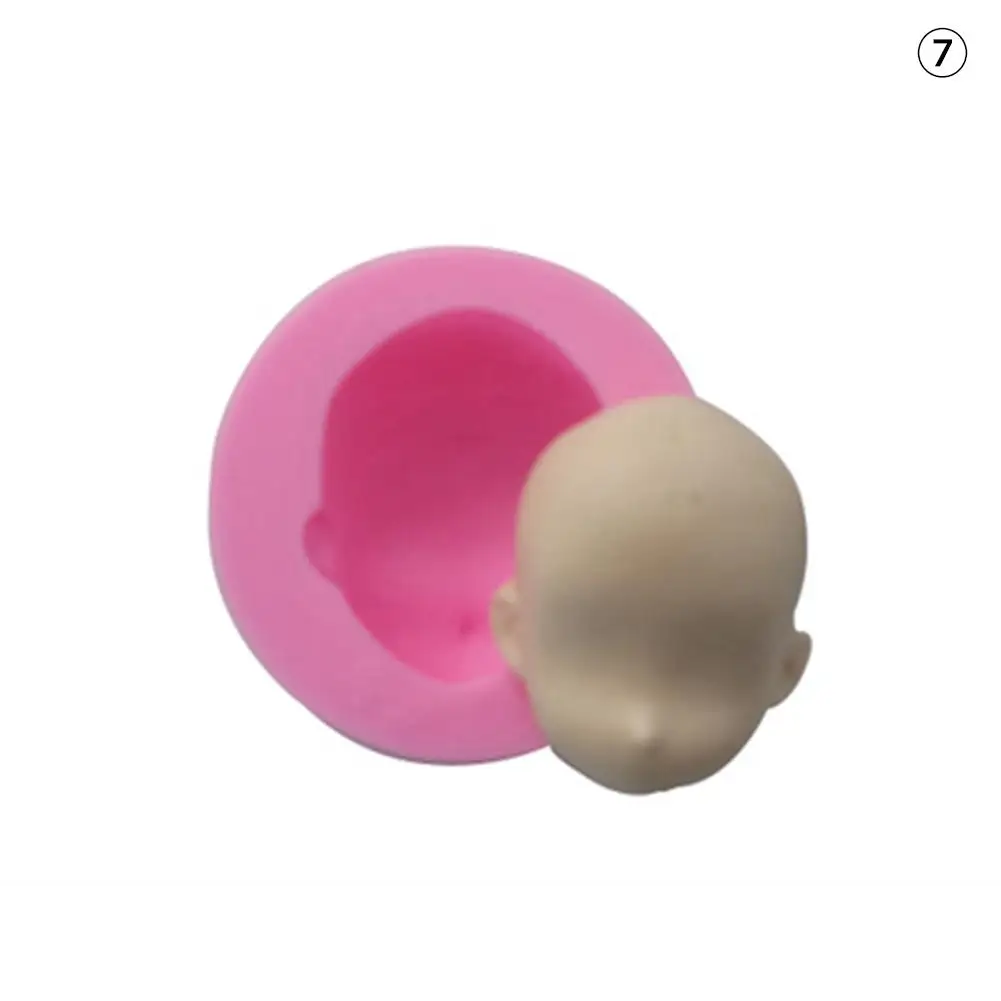 3D Baby Face силиконовый выпечки Ремесло Плесень Fondant (сахарная) форма для шоколадного