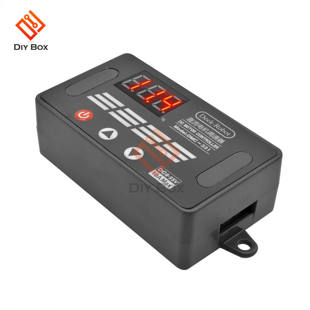 DMC 331 DC 8 55V 10A мотор Скорость контроллер вперед назад светодиодный цифровой