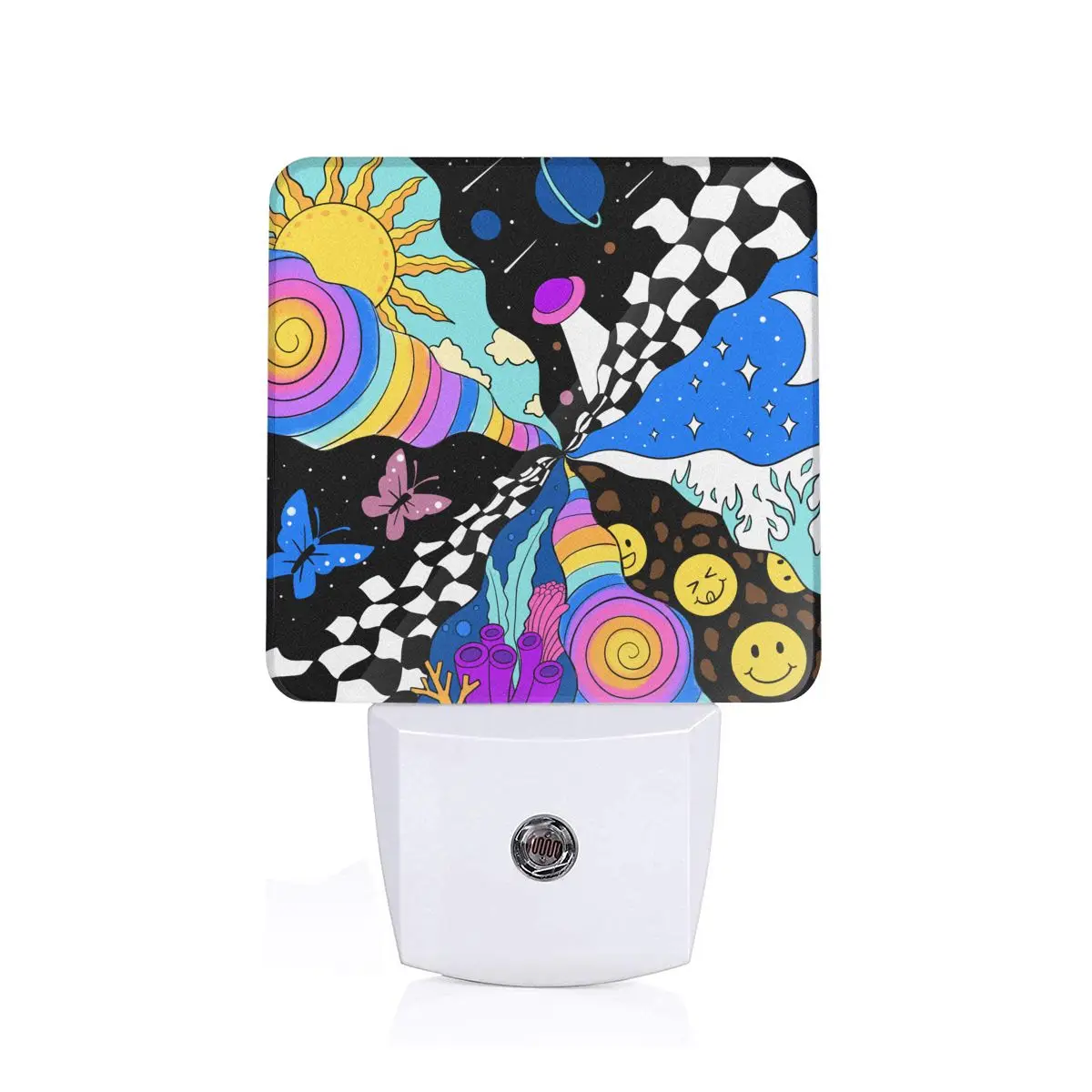 

Ночной светильник для дома с рисунком персонажа, модный светодиодный ночник с датчиком для спальни, настенный декоративный светильник s све...