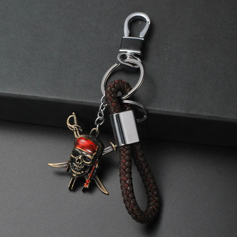 Ожерелье с подвеской в виде пиратов Карибского моря панк ожерелье и цепочкой для