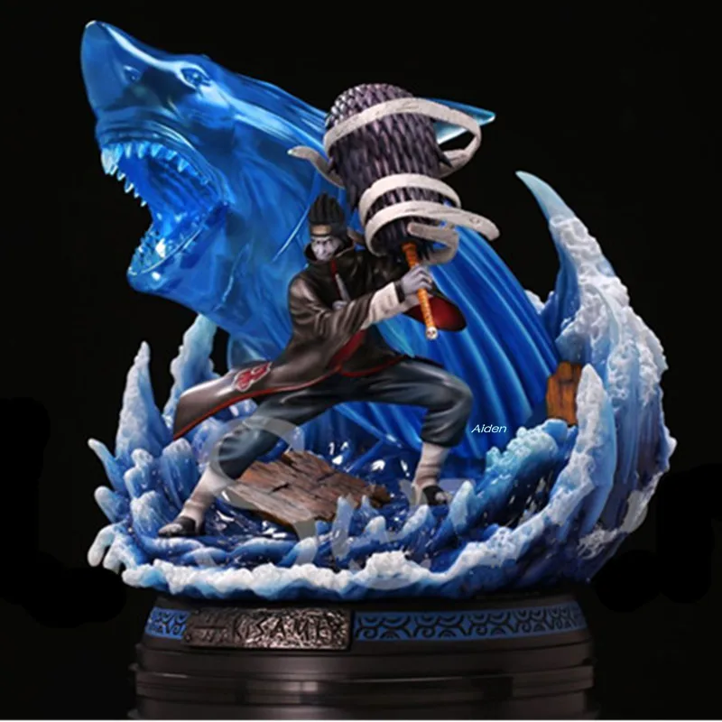 1" Статуя Наруто Akatsuki бюст Hoshigaki Kisame полноразмерный портрет Samehada GK Коллекционная модель игрушки коробка 47 см Z2729