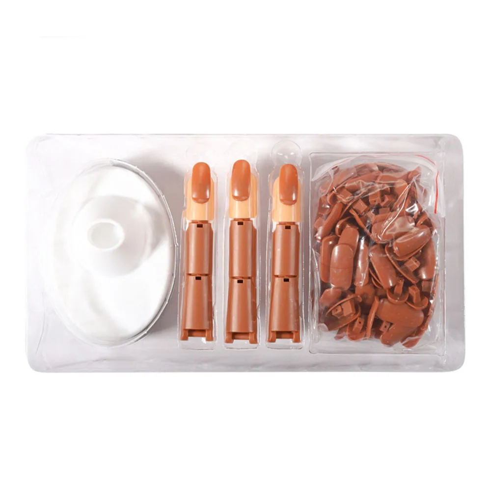 Демонстрация полочки для обучения маникюру гибкая ручка рандомный манипулятор