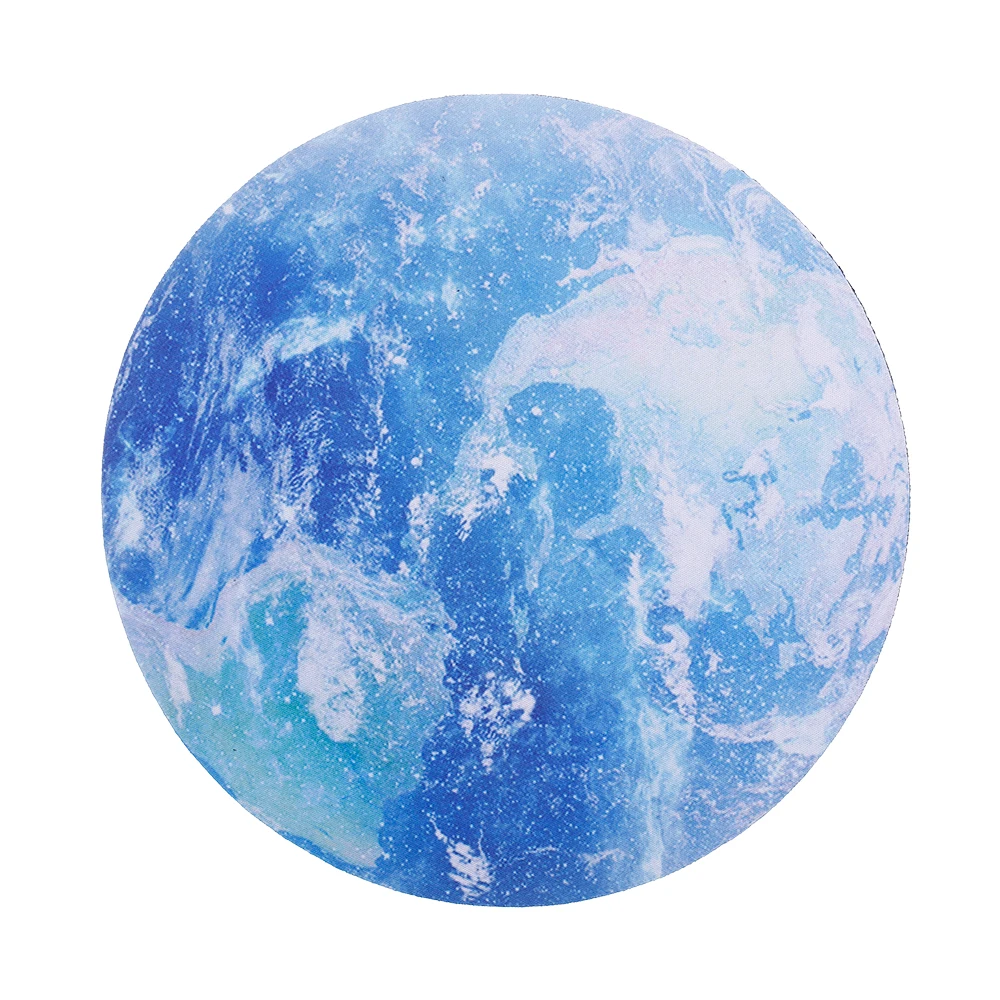 Изысканный круглый коврик для мыши с планетами и звездами 200x200 мм 8 видов ковриков