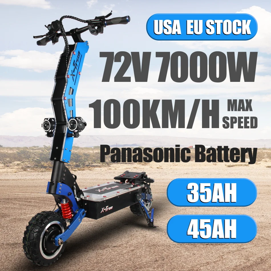 [EU USA STOCK】 X-Tron 72V 7000W Мощный электрический скутер с максимальной скоростью 100 км/ч 11