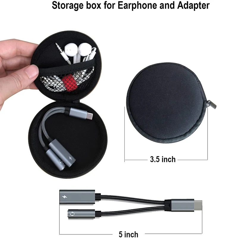 USB C To 3.5Mm Audio Adapter PD 60W Type Headphone Jack Dongle With Charging Compatible For Mackbook Pro | Электроника