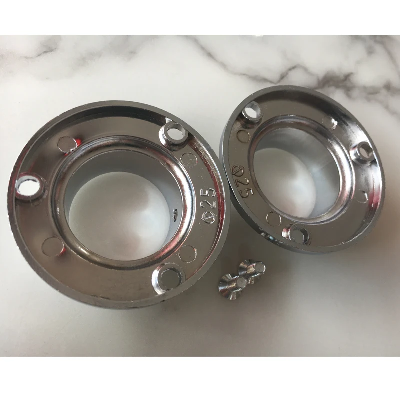 Сплав Труба кронштейн труба поддержка седло фланца для шкафа мебель фурнитура