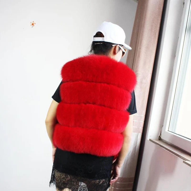 Жилет женский из натурального меха роскошный удобный утепленный мягкий жилет