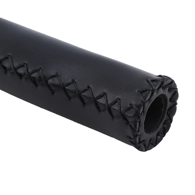 1 пара велосипедных ручек с резиновым наконечником кожаный винтажный