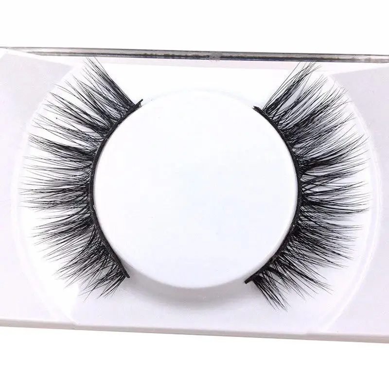 Натуральные накладные Искусственные ресницы макияж наращивание ресниц одна