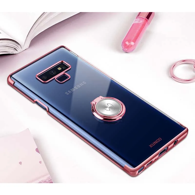 Чехол Xundd для Samsung S10 Plus роскошная Прозрачная Жесткая задняя крышка из