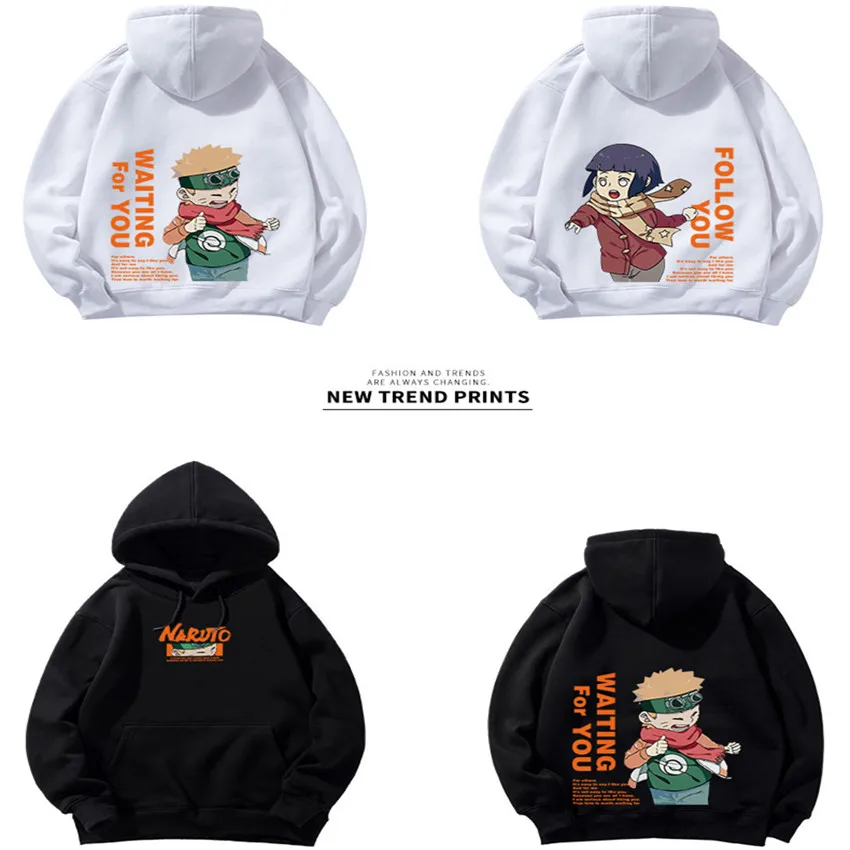 

Naruto Hoodie New Men's and Women's Casual Street Clothing Oversized Crewneck Sweatshirt Sweatshirt Anime Plus Size Hoodies