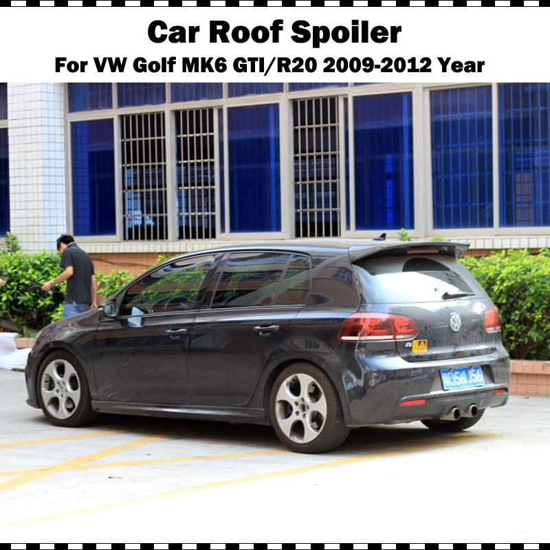 OSIR стиль спойлер антикрыло на крышу из углеродного волокна для VW golf VI MK6 2009 2012 6 GTI