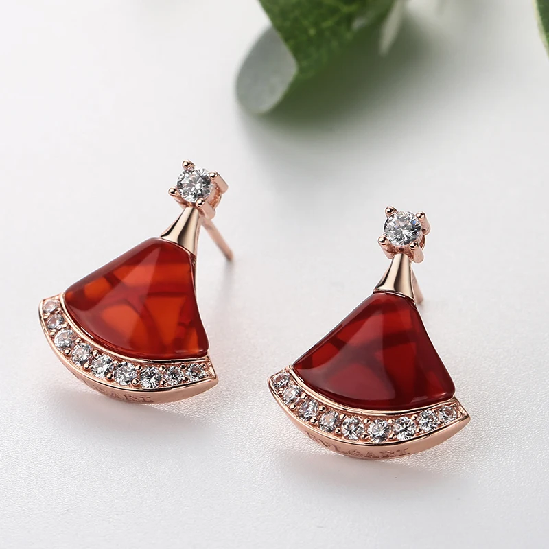 

Mixed wholesale free shipping wedding luxurious siver jewelry small skirt fashion earrings pendant halloween jewelry4