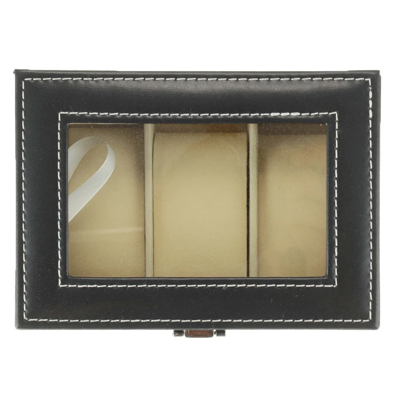 Кожаная Коробка для хранения часов с 2/3/10 отделениями Мужской органайзер