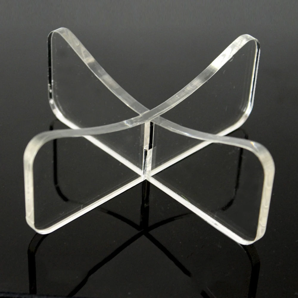 1 Piece Transparent Acrylic Ball Stand Display Holder Rack Support Base For Soccer Volleyball Basketball Football Rugby | Спорт и
