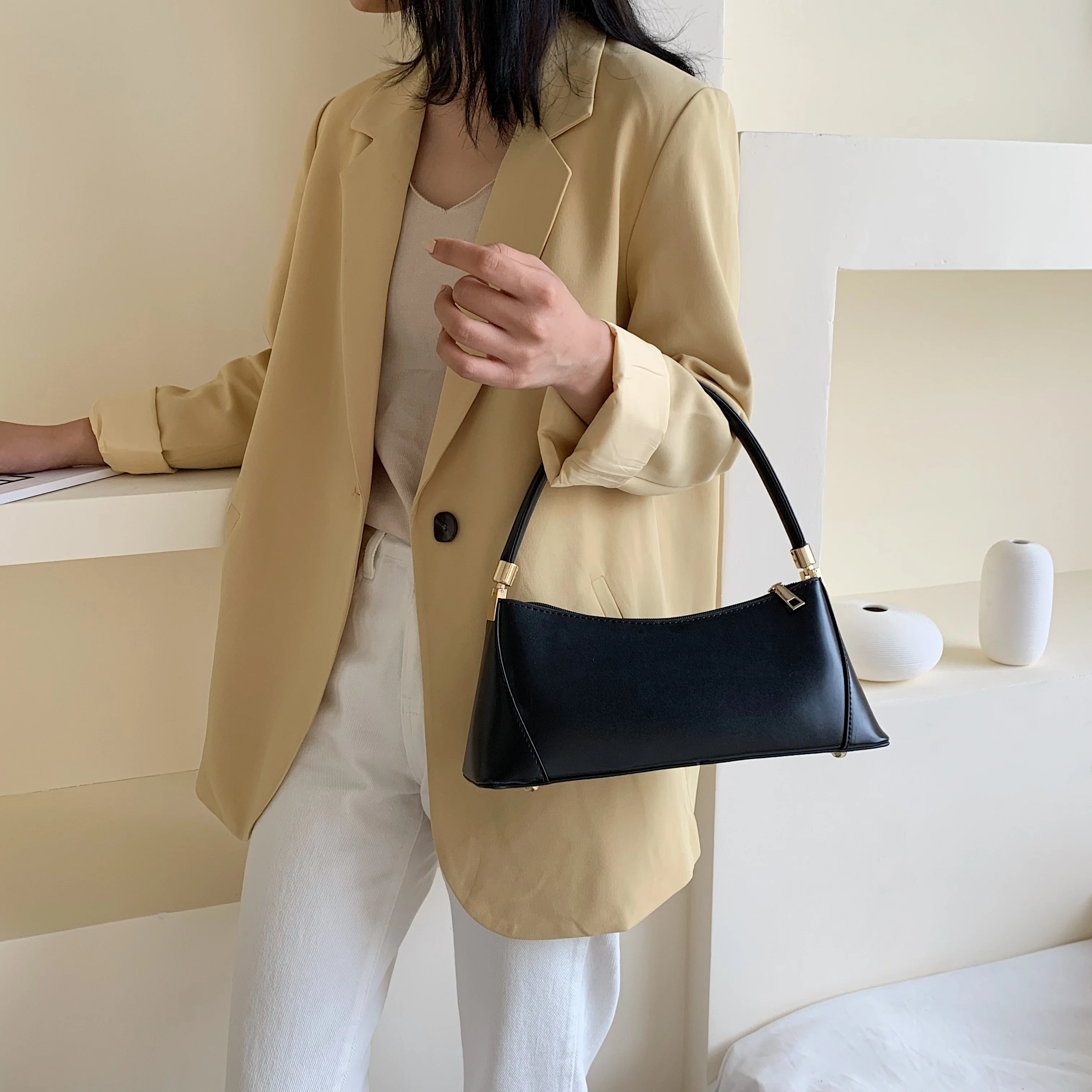Однотонные Сумки из искусственной кожи для женщин 2020 сумка на плечо женские
